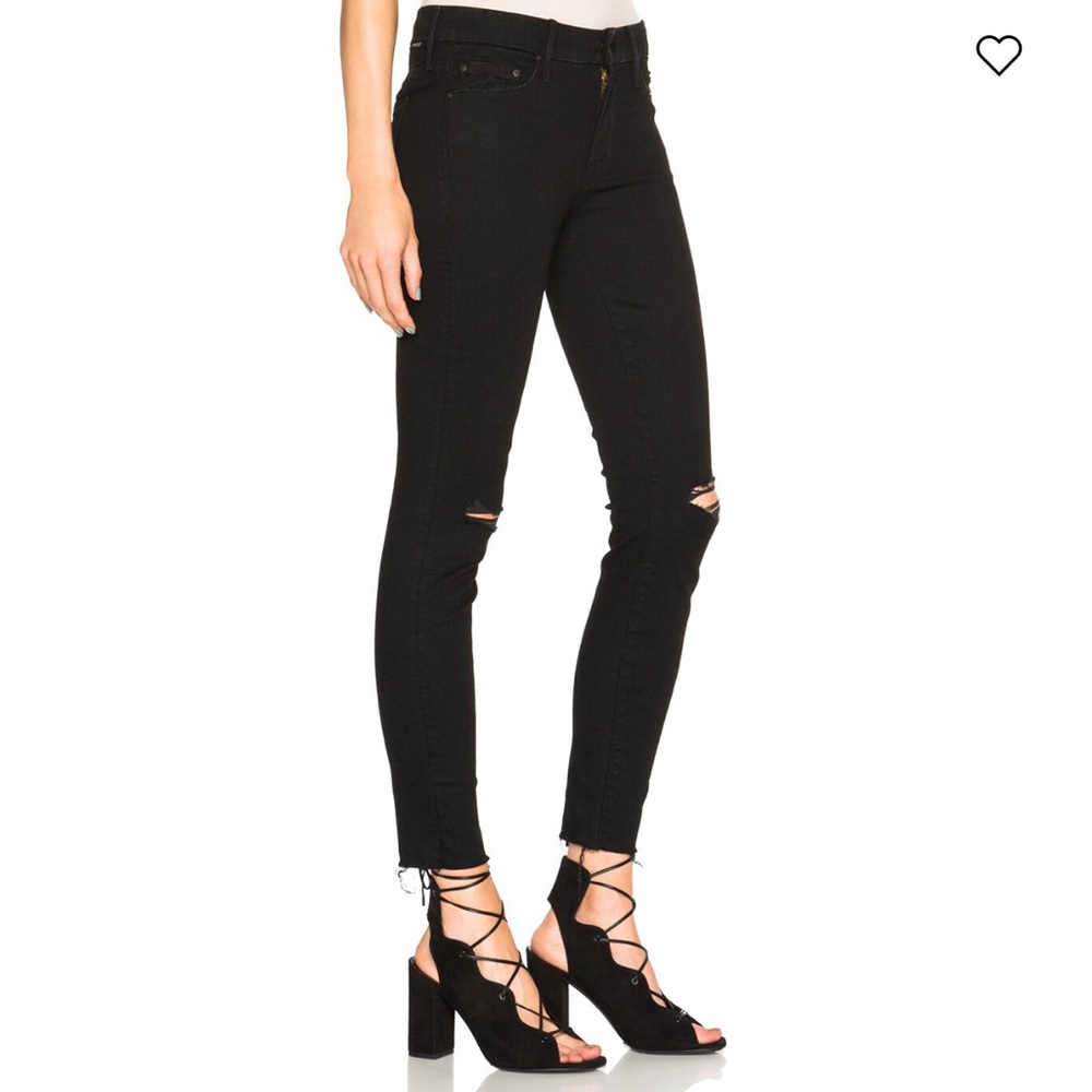 MOTHER Looker Ankle Fray